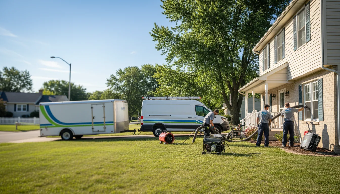 Flooded Basement Restoration And Cleanup With Repair in Hillman, MN near me